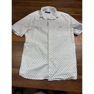 Vineyard Vines Shirt Mens Short Sleeve Button Down Small